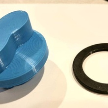 adblue lid tool car part's 3d print model - Mito3D