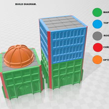 adeptus titanicus modular building tiles 3d print model - Mito3D