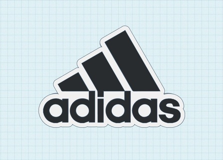 adidas logo clothing tennis sneakers 3d print model - Mito3D