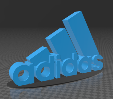 adidas shoe stand 3d print model - Mito3D