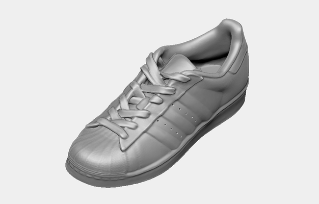 adidas super estrela superstar sapato roupas moda calçados projeto esporte roupa 3d print model - Mito3D