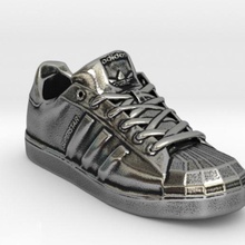 adidas superstar finger sneaker fashion shoe trainer pump 3d print model - Mito3D