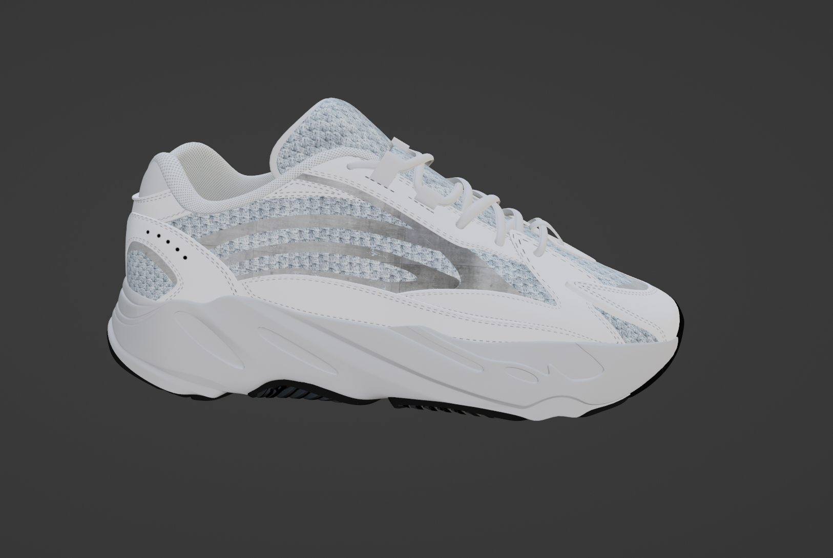 adidas yeezy 700 v2 static sneakers kanye west 3D print model - Mito3D