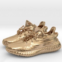 adidas yeezy aumentar 350 dedo zapatillas zapatilla zapato Kanye 3d print model - Mito3D