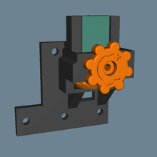adimlab gantry adjustable z stop remix geared tool 3d printer parts 3d print model - Mito3D