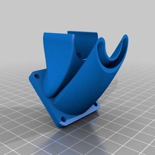 ajustable 2 in 1 ventilador conducto extrusora filamento enfriador e3d v6 herramienta 3d impresora partes 3d print model - Mito3D