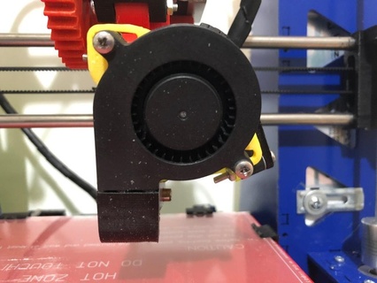 adjustable 50 mm radial fan mount wade extruder 50mm p3steel 3d printer parts 3d print model - Mito3D