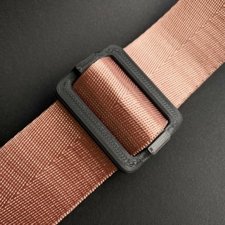 adjustable belt buckle 39 mm 3d print model - Mito3D