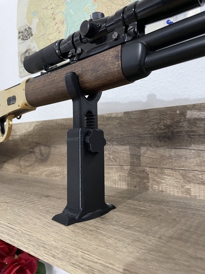 einstellbar dekorationen halter unterstützung gewehr waffen schwerter zuhause haus dekor dekoration heber scharfschütze schwert deko 3d print model - Mito3D