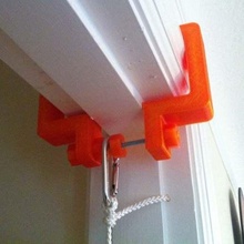 adjustable doorway clamp baby swing tool door rope hand tools 3d print model - Mito3D