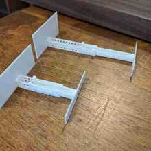 adjustable drawer spacer kitchen_dining 3d print model - Mito3D