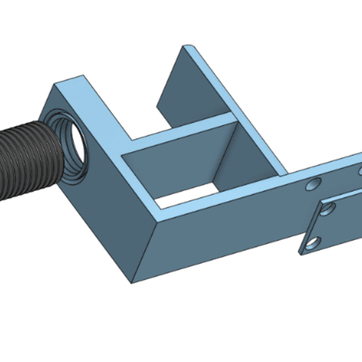 ajustável curso suporte limpar z 3d_printer_parts 3D print model - Mito3D
