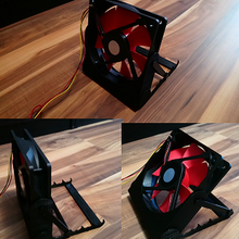 adjustable fan holders 80 120 mm fans 120mm 80mm holder tools 3d print model - Mito3D