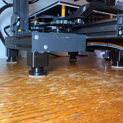 regolabile piedi 2 voxelab Aquila attrezzo 3d stampante parti 3D print model - Mito3D