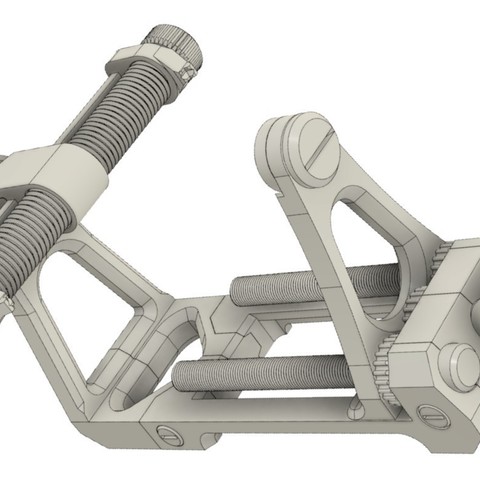 adjustable handle tool flexible vice 3D print model - Mito3D