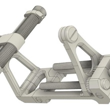 adjustable handle tool flexible vice 3d print model - Mito3D