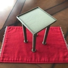 regolabile altezza mini tavolo vassoio In piedi zona gambe 3d print model - Mito3D