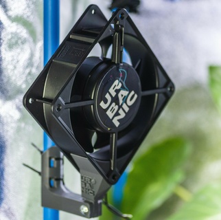 adjustable indoor cooler 4 support 420 cultivation growing fan hydroponics grinder hydroponic suport grower urbanic nosupport 3d print model - Mito3D