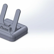 einstellbar iPhone Stand 3d print model - Mito3D