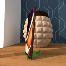 ayarlanabilir seyyar telefon Kulp destek gadget masa ayakta durmak akıllı katlama gadget'lar 3d print model - Mito3D