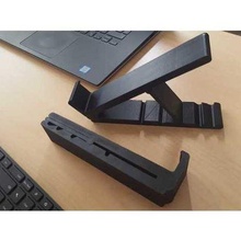 adjustable notebook stand booth support 3d print model - Mito3D