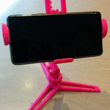 adjustable phone stand gadget tilt 3d print model - Mito3D
