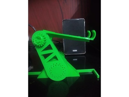 adjustable phone stand holder mobile 3d gadget 3d print model - Mito3D