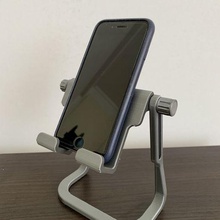 adjustable phone stand soporte regulable celular ajustable celu table support holder exhibidor porta creartech 3d print model - Mito3D