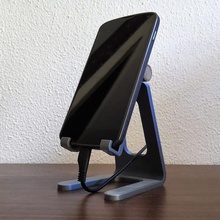 ayarlanabilir telefon standı gadget tutucu masaüstü stand 3d print model - Mito3D
