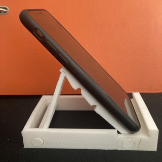 einstellbar Tasche Telefon Stand Halter Unterstützung Technologie Gadjet Kunst Spielzeug mechanisch drucken Ort phone stand 3d print model - Mito3D