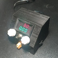 adjustable power supply - step tool voltmeter electronics 3d print model - Mito3D