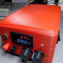 adjustable power supply 0 - 30v 3a tool electronics 3d print model - Mito3D