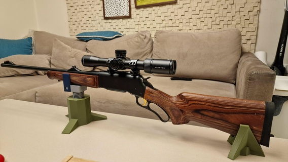 adjustable rifle shotgun stand Home display strong 3d print model - Mito3D