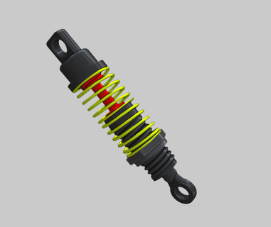 einstellbar Ring Schock Absorber rc Wagen Autos Roboter Frühling Suspension Spielzeuge 3d print model - Mito3D