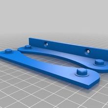 adjustable spool holder tool 608 ball bearing bracket enclosure filament ikea lack table 3d printer accessories 3d print model - Mito3D