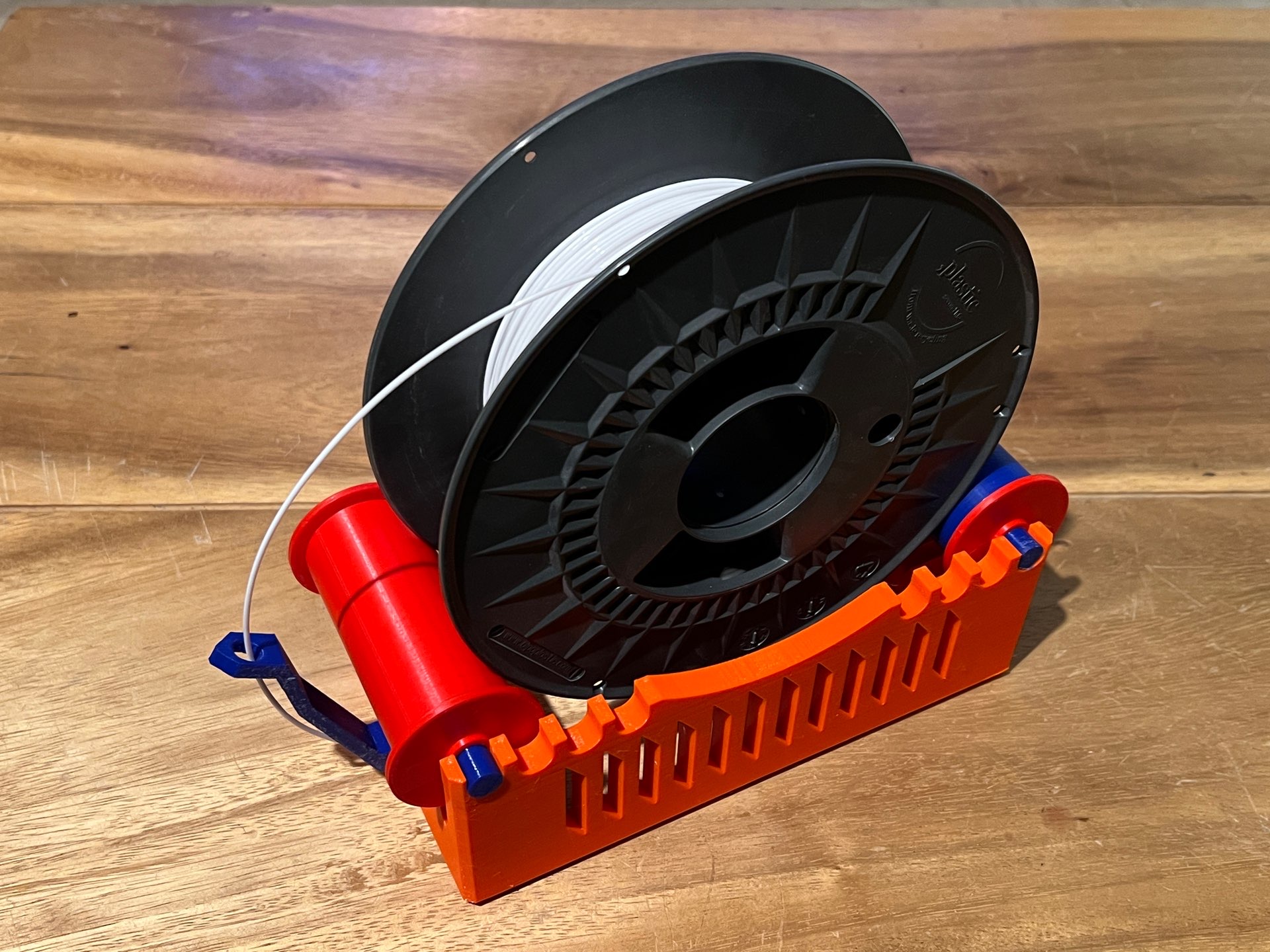 Ajustable bobine titulaire soutien 3D print model - Mito3D