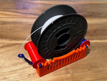 ajustable carrete soporte bobine apoyo 3d print model - Mito3D