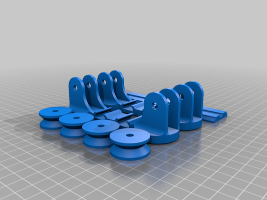 adjustable spool holder stand filament spoolholder mount 3d printer accessories 3d print model - Mito3D
