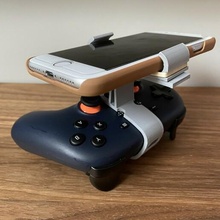 adjustable stadia controller phone mount google claw clamp 3d print model - Mito3D
