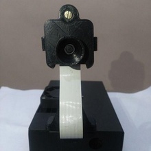 einstellbar Stand Himbeere pi v2 Kamera Gadget Zubehörteil cad 3d Modell stl 3d print model - Mito3D