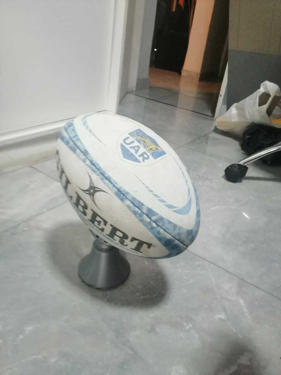 adjustable tee rugby ball 3D print model - Mito3D