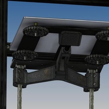 vassoio regolabile letto di sostegno ender 5 vari altopiano il supporto la vibrazione piazza rinforzo 3d print model - Mito3D