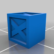l'ajustement de l'étalonnage cube 5 cm x outil L'impression 3d tests 3d print model - Mito3D