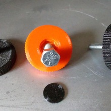 adjustment wheels various knurl setting screws 3d print model - Mito3D