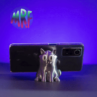adorable chat mobile supporter 3d print model - Mito3D