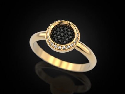 güzel yüzükler 3 ring2 takı cad klasik elmas nişan Yazdır 3dprinted mücevher yazdırılabilir tasarım yüzük altın moda baskı gümüş düğün 3d print model - Mito3D