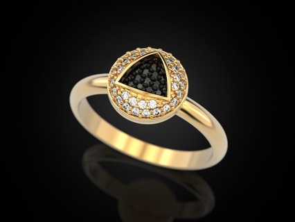 güzel yüzükler 3 ring5 takı cad klasik elmas nişan Yazdır 3dprinted mücevher yazdırılabilir tasarım yüzük altın moda baskı gümüş düğün 3d print model - Mito3D
