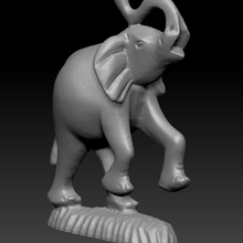 Adorno elefante enfeite adornos pára casa 3d print model - Mito3D