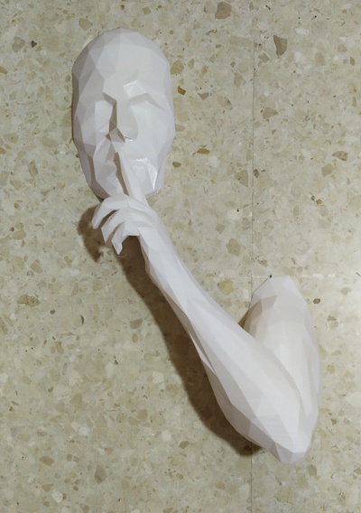 adorno ayrıştırılmış sessizlik cara brazo parmak poli demirleme 3d print model - Mito3D
