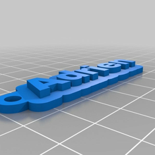 Adrien özelleştirilmiş anahtarlık 3d print model - Mito3D